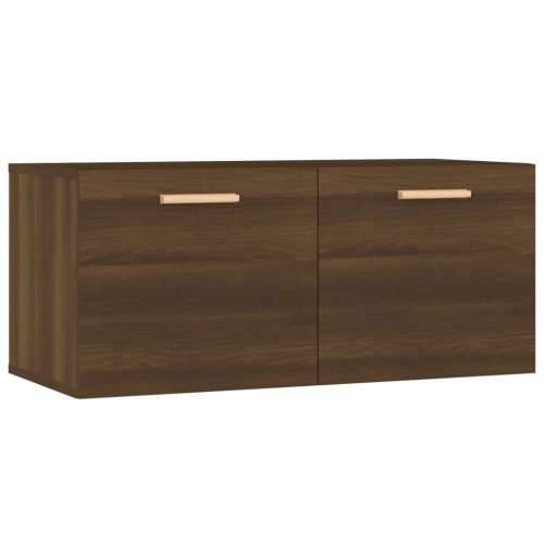 Zidni ormarić smeđa boja hrasta 80x35x36,5 cm konstruirano drvo - Smeđi hrast 1 Cijena
