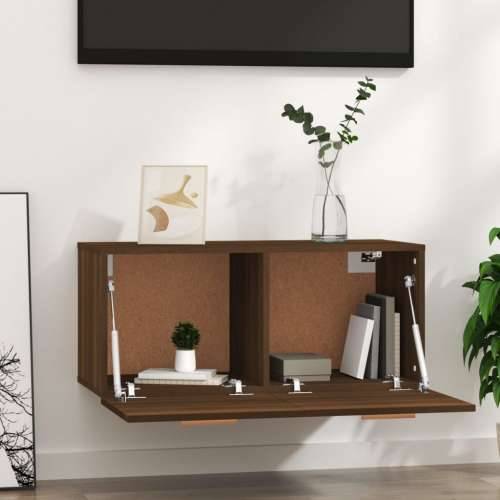 Zidni ormarić smeđa boja hrasta 80x35x36,5 cm konstruirano drvo - Smeđi hrast 1 Cijena