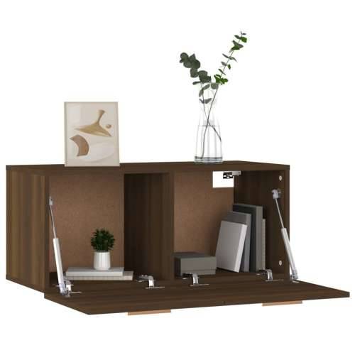 Zidni ormarić smeđa boja hrasta 80x35x36,5 cm konstruirano drvo - Smeđi hrast 1 Cijena
