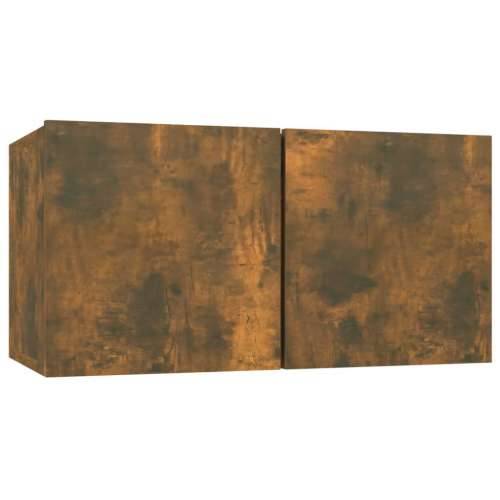 TV ormarići 8 kom boja hrasta 60 x 30 x 30 cm konstruirano drvo - Dimljeni hrast 8 60 cm Cijena