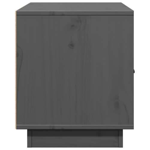 TV ormarić sivi 80 x 34 x 40 cm od masivne borovine - Siva 1 Cijena
