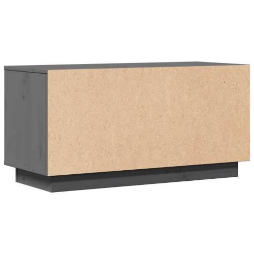 TV ormarić sivi 80 x 34 x 40 cm od masivne borovine - Siva 1 Cijena