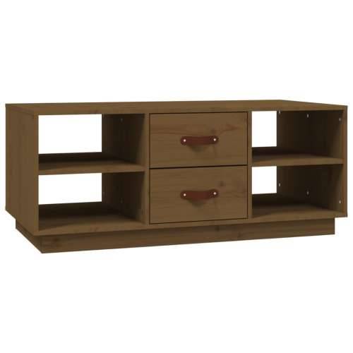 Stolić za kavu boja meda 100 x 50 x 41 cm od masivne borovine - boja meda 1 Cijena