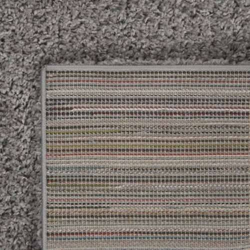 Čupavi tepih s visokim vlaknima sivi 160 x 230 cm Cijena