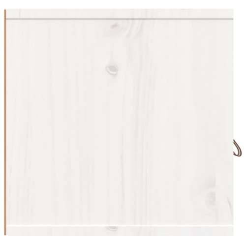 Zidni ormarić bijeli 60 x 30 x 30 cm od masivne borovine - Bijela 1 Cijena