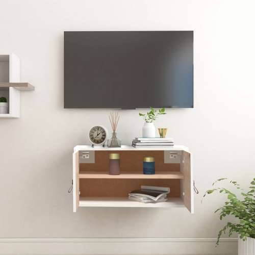 Zidni ormarić bijeli 60 x 30 x 30 cm od masivne borovine - Bijela 1 Cijena