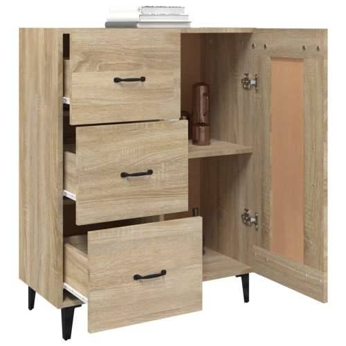Komoda boja hrasta sonome 69,5x34x90 cm od konstruiranog drva - sonoma hrast 1 Cijena