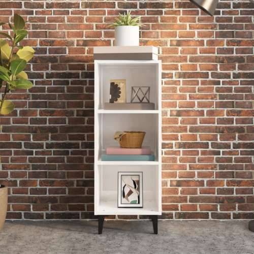 Komoda sjajna bijela 34,5 x 32,5 x 90 cm od konstruiranog drva - Visoko sjajno bijela 1 Cijena