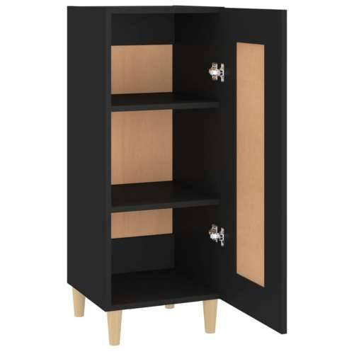 Komoda crna 34,5 x 34 x 90 cm od konstruiranog drva - Crna 1 Cijena