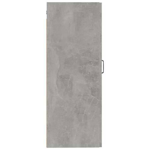 Viseći ormarić siva boja betona 35x34x90 cm konstruirano drvo - Beton siva 1 Cijena