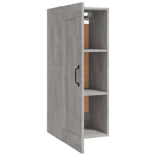 Viseći ormarić siva boja betona 35x34x90 cm konstruirano drvo - Beton siva 1 Cijena