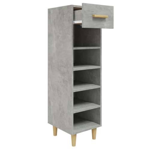 Ormarić za cipele boja betona 30x35x105 cm konstruirano drvo - Beton siva 1 Cijena