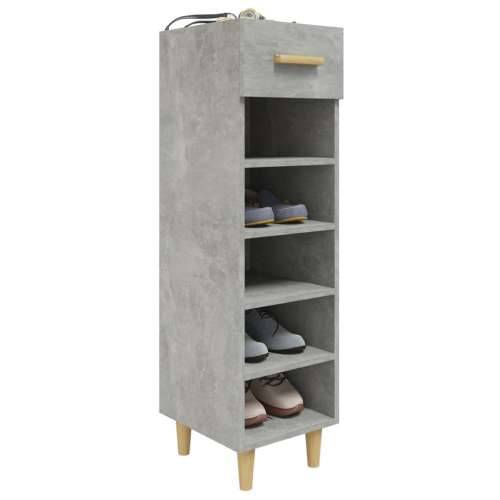 Ormarić za cipele boja betona 30x35x105 cm konstruirano drvo - Beton siva 1 Cijena