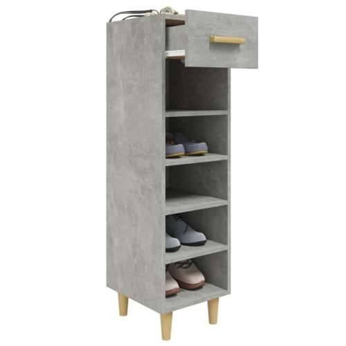 Ormarić za cipele boja betona 30x35x105 cm konstruirano drvo - Beton siva 1 Cijena