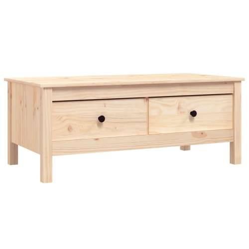 Stolić za kavu 100 x 50 x 40 cm od masivne borovine - Prirodna 1 Cijena