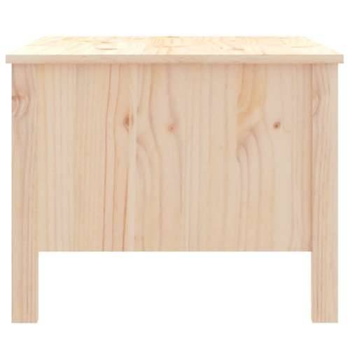 Stolić za kavu 100 x 50 x 40 cm od masivne borovine - Prirodna 1 Cijena