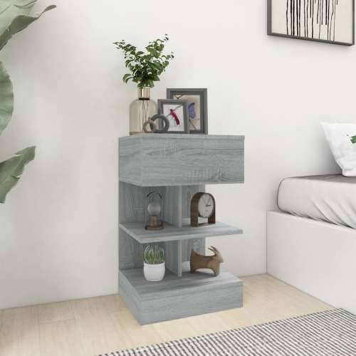 Noćni ormarići 2 kom boja hrasta 40x35x65 cm konstruirano drvo - Sivi hrast sonoma 2 Cijena