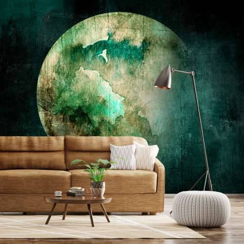 Samoljepljiva foto tapeta - Green Pangea 98x70 Cijena