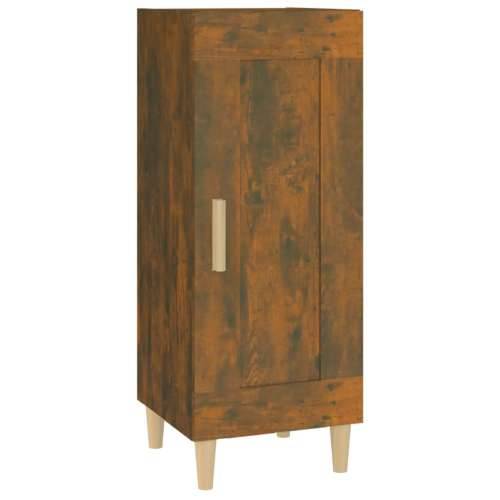 Komoda boja dimljenog hrasta 34,5x34x90 cm konstruirano drvo - Dimljeni hrast 1 Cijena