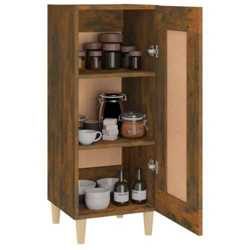 Komoda boja dimljenog hrasta 34,5x34x90 cm konstruirano drvo - Dimljeni hrast 1 Cijena