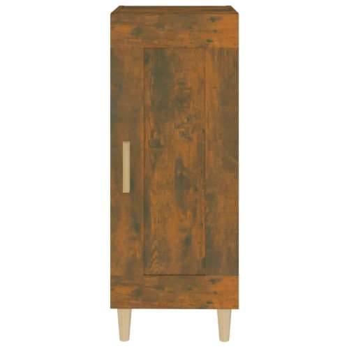 Komoda boja dimljenog hrasta 34,5x34x90 cm konstruirano drvo - Dimljeni hrast 1 Cijena