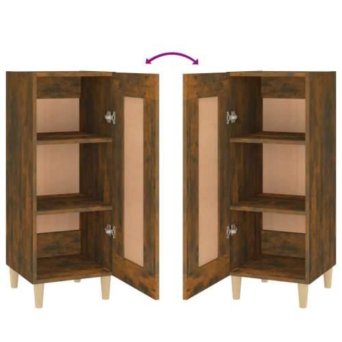 Komoda boja dimljenog hrasta 34,5x34x90 cm konstruirano drvo - Dimljeni hrast 1 Cijena