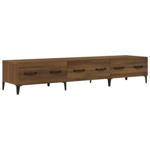 TV ormarić boja hrasta 150 x 34,5 x 30 cm konstruirano drvo - Smeđi hrast 1 Cijena