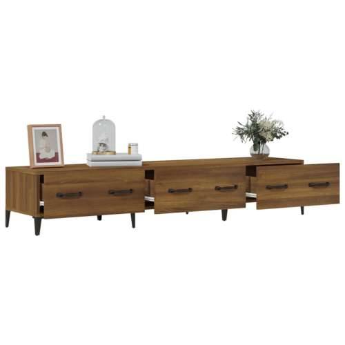 TV ormarić boja hrasta 150 x 34,5 x 30 cm konstruirano drvo - Smeđi hrast 1 Cijena