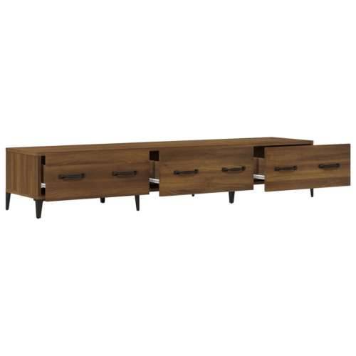 TV ormarić boja hrasta 150 x 34,5 x 30 cm konstruirano drvo - Smeđi hrast 1 Cijena