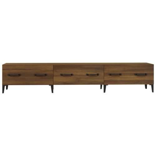 TV ormarić boja hrasta 150 x 34,5 x 30 cm konstruirano drvo - Smeđi hrast 1 Cijena