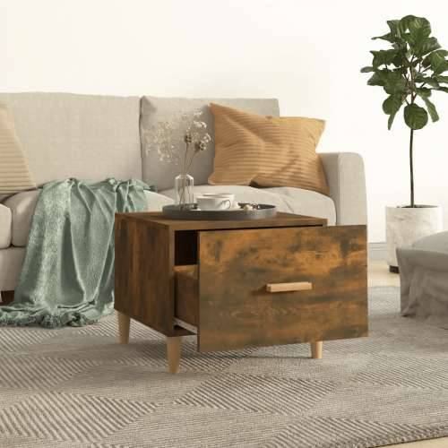 Stolići za kavu 2 kom boja hrasta 50x50x40 cm konstruirano drvo - Dimljeni hrast 2 Cijena