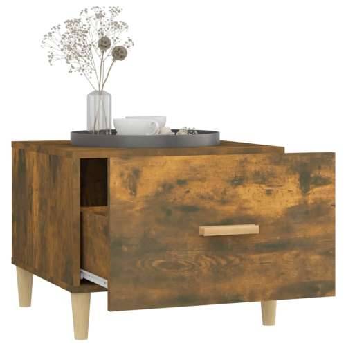 Stolići za kavu 2 kom boja hrasta 50x50x40 cm konstruirano drvo - Dimljeni hrast 2 Cijena