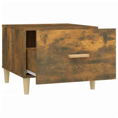 Stolići za kavu 2 kom boja hrasta 50x50x40 cm konstruirano drvo - Dimljeni hrast 2 Cijena