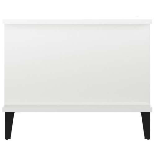 Stolić za kavu sjajni bijeli 90 x 50 x 40 cm konstruirano drvo - Visoko sjajno bijela 1 Cijena