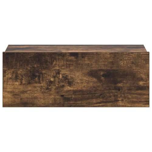 Viseći noćni ormarić boja dimljenog hrasta 40x30x15 cm drveni - Dimljeni hrast 1 Cijena