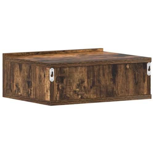 Viseći noćni ormarić boja dimljenog hrasta 40x30x15 cm drveni - Dimljeni hrast 1 Cijena
