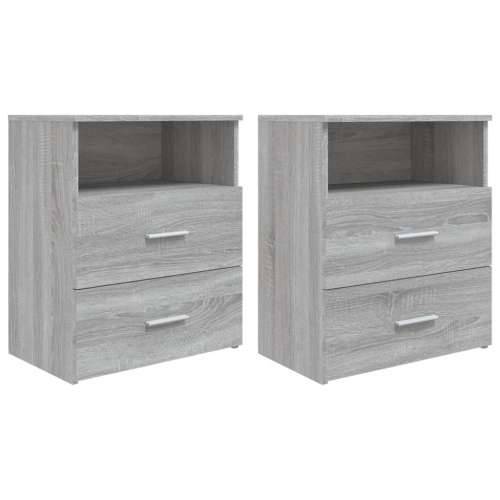 Noćni ormarići 2 kom boja sivog hrasta sonome 50 x 32 x 60 cm - Sivi hrast sonoma 2 Cijena