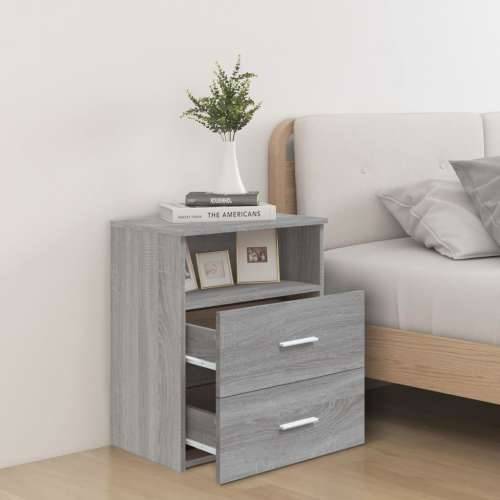 Noćni ormarići 2 kom boja sivog hrasta sonome 50 x 32 x 60 cm - Sivi hrast sonoma 2 Cijena