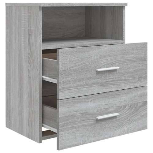 Noćni ormarići 2 kom boja sivog hrasta sonome 50 x 32 x 60 cm - Sivi hrast sonoma 2 Cijena