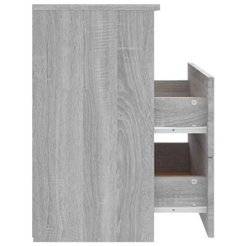 Noćni ormarići 2 kom boja sivog hrasta sonome 50 x 32 x 60 cm - Sivi hrast sonoma 2 Cijena