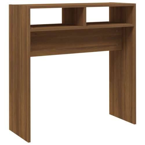 Konzolni stol boja smeđeg hrasta 78x30x80 cm konstruirano drvo - 1 Smeđi hrast 78 cm Cijena
