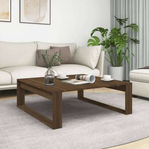 Stolić za kavu boja hrasta 100x100x35 cm od konstruiranog drva - Smeđi hrast 100 x 100 cm 1 Cijena