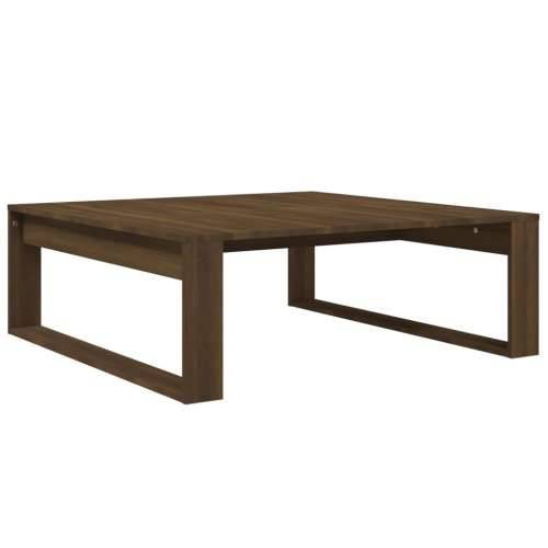 Stolić za kavu boja hrasta 100x100x35 cm od konstruiranog drva - Smeđi hrast 100 x 100 cm 1 Cijena