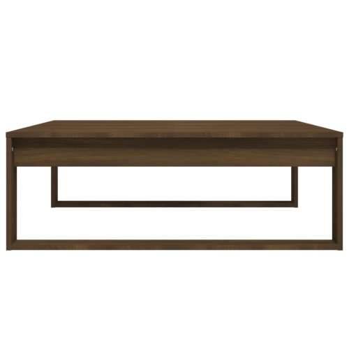 Stolić za kavu boja hrasta 100x100x35 cm od konstruiranog drva - Smeđi hrast 100 x 100 cm 1 Cijena