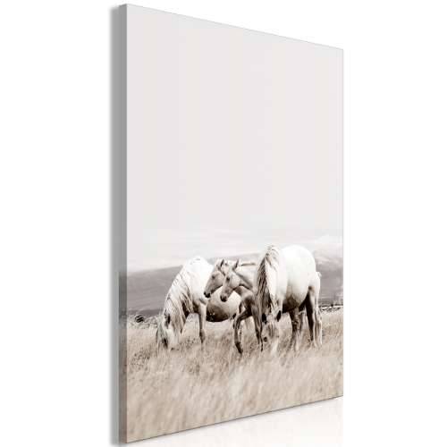 Slika - White Horses (1 Part) Vertical 60x90 Cijena