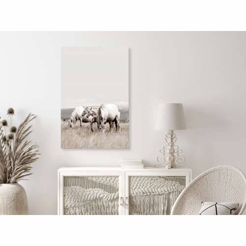 Slika - White Horses (1 Part) Vertical 60x90 Cijena