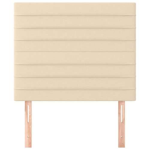 Uzglavlja 2 kom krem 90x5x78/88 cm od tkanine - Krema 90 cm 1 Visoko Cijena