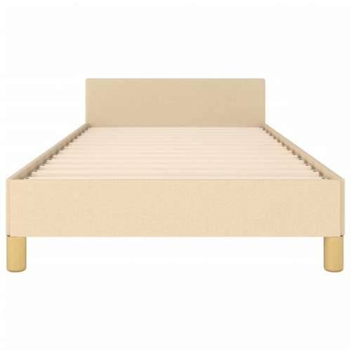 Okvir za krevet bez madraca krem 90x190cm od tkanine - Krema 90 x 190 cm vodoravne pruge Cijena