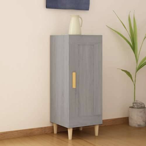 Komoda boja hrasta sonome 34,5x34x90 cm od konstruiranog drva - Sivi hrast sonoma 1 Cijena