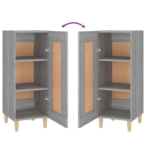 Komoda boja hrasta sonome 34,5x34x90 cm od konstruiranog drva - Sivi hrast sonoma 1 Cijena